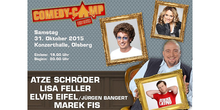 Gutschein Comedy Camp 22 € statt 44 € 